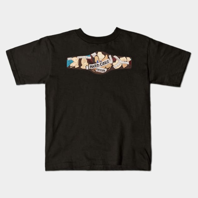 Hardcore Champion Kids T-Shirt by WrestleWithHope